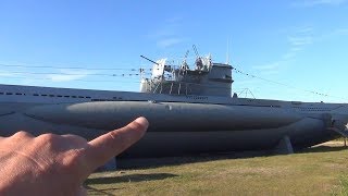 Inside a German WW2 Submarine  Touring U995 UBoot [upl. by Garlan]