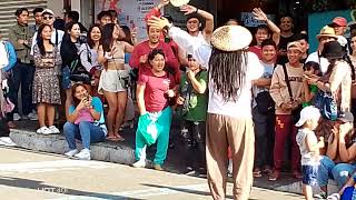 Idana Idana yeeyey reggaesetgo live music at its best entertainment busking baguiocity [upl. by Hellah]