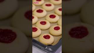 JamFilled Thumbprint Cookies Recipe 💝 [upl. by Maisel]