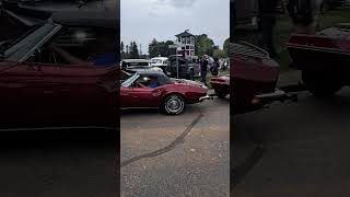 Classic C3 Corvette pulling small trailer corvette c3corvette chevy chevrolet vette stringray [upl. by Euqimod24]