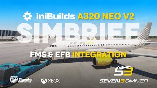 INIBUILDS A320 V2 Simbrief Integration TUTORIAL microsoftflightsimulator msfs2020 msfs [upl. by Jariah]