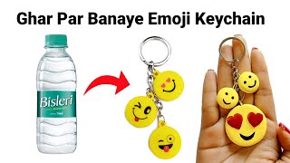 How to make Keychain at homeHomemade bottle KeychainDIY Gift Keychainbts KeychainCute Keychain [upl. by Horter]