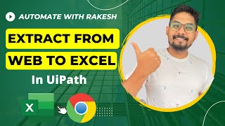 UiPath  How to Extract Web Data to Excel in UiPath using Modern Activities [upl. by Chem291]