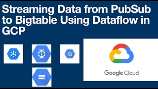 Real time  Streaming Data from PubSub to BigQuery Using Dataflow in GCP [upl. by Jelena728]