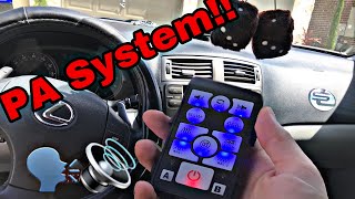 How to Install a PA System in Your Vehicle  200613 Lexus IS 250 [upl. by Stacia480]