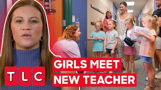 The Quints Meet Their 3rd Grade Teacher For The First Time  OutDaughtered [upl. by Nasya]