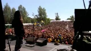 Sabaton  Swedish National AnthemPrimo VictoriaLive  Sweden Rock 2009 [upl. by Aiva898]