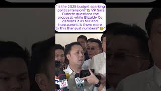 quotVP Sara vs Elizaldy Co Budget Clash 💥quot [upl. by Zwick]