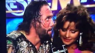 Macho Man WrestleMania Interview [upl. by Keyte142]