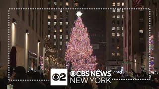 NYC kicks off holiday season with Rockefeller Center Christmas tree lighting [upl. by Aseral]