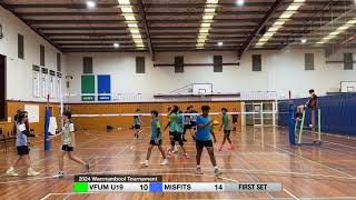 VFUM U19B vs MISFITS  Men Div 2 Set 1  10 Mar 2024 [upl. by Eelnayr]