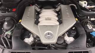 Mercedes C63 AMG V8 M156 Engine Noise  Problem 2008 165000km [upl. by Mandy]