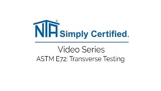 ASTM E72 Transverse Testing [upl. by Tada]