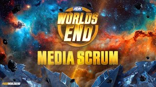 AEW Worlds End Media Scrum  123023 [upl. by Silverstein878]