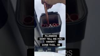 PLUMBERS…Don’t Tell Me You Haven’t Done This For An Extra Inch 👀😅😅plumbing plumbers DIY howto [upl. by Cayser]