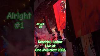 Kendrick Lamar  Alright 2 live at OMF 2023 music [upl. by Collimore]