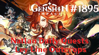 Genshin Impact Walkthrough Part 1895  Natlan Daily Quests amp Ley Line Outcrops 235 No Commentary [upl. by Ecnarrot462]