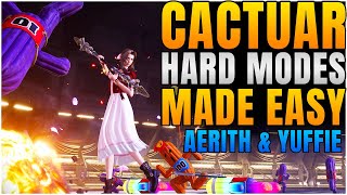 FF7 Rebirth  Cactuar Crush Hard Mode Guide Aerith amp Yuffie [upl. by Lorak]