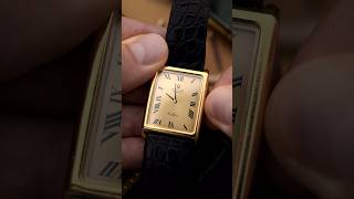 1970s Rolex Cellini ref 4105 in 25x35mm 18k yellow gold watches rolex [upl. by Neenad]