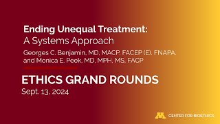 Ending Unequal Treatment A Systems Approach [upl. by Hicks199]