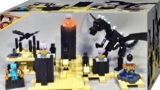 bela 마인크래프트 마이크로월드 엔더드래곤 중국 짝퉁 레고 21117 조립 리뷰 LEGO knockoff Minecraft The Ender Dragon [upl. by Zucker201]