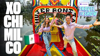 Navegando en XOCHIMILCO en Trajinera 🇲🇽 [upl. by Staffan]