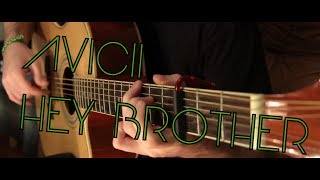 Avicii  Hey Brother fingerstyle guitar cover by Peter Gergely WITH TABS [upl. by Javier]