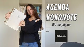 AGENDA KOKONOTE DÍA por PÁGINA  Cómo ES por DENTRO y cómo me ORGANIZO en el TRABAJO [upl. by Llertnom148]