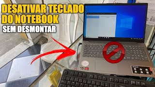 DESATIVAR TECLADO DO NOTEBOOK E USAR USB [upl. by Jehiah558]