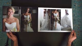 Wedding Album Unboxing  16x12 Crystal Glance Wedding Album Erica amp Peter [upl. by Emlynn590]