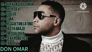 LAS MEJORES CANCIONES DE DON OMAR VOL 1 REGGAETON MIX 2024 [upl. by Eclud]