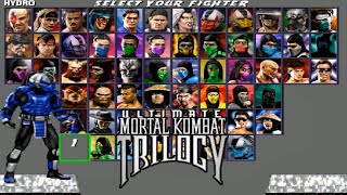 Ultimate Mortal Kombat Trilogy  Hydro Full Playthrough [upl. by Inahc]