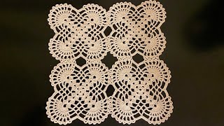 Cuadro de crochet para mantel o colcha [upl. by Feerahs559]