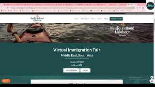 Virtual Immigration Fair Cananda 2024  StepByStep Registration Process [upl. by Napier]