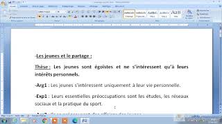 quotPartagequotbac Lettres arguments exemples introduction conclusion [upl. by Ahsinawt]