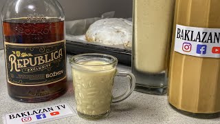 VAJEČNÝ LIKÉR Z RUMU 🥚🥃  RÝCHLY RECEPT NA RUMOVÝ VAJEČŇÁK prevarený [upl. by Ailyt792]