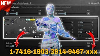 UPDATE 34 BEST SENSITIVITY CODE CONTROL SETTINGS BGMIPUBG MOBILE [upl. by Refinaj]