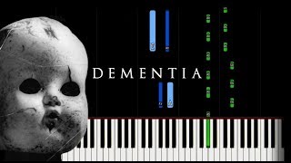 Dark Piano  Dementia  Synthesia Tutorial [upl. by Killy939]