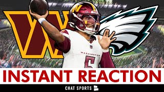 Commanders News INSTANT REACTION After 2618 LOSS vs Eagles  Time To PANIC In Washington [upl. by Shreeves]