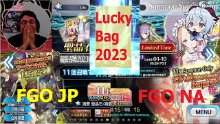 The Luckiest Lucky Bag of my FGO Career 2023 FateGrand Order NA amp JP [upl. by Gannie783]