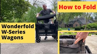 How to Fold Wonderfold WSeries Wagons [upl. by Ppilihp]