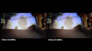 NVIDIA GSync vs VSync On at 60Hz [upl. by Eibocaj]