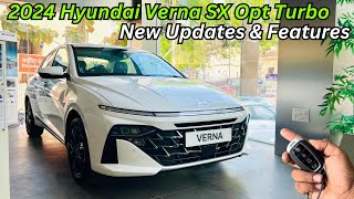 2024 Hyundai Verna SX Opt Turbo Detailed Review 😍 Price amp Features Better Than Honda City [upl. by Geminian]