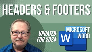 Custom Headers and Footers in Microsoft Word Updated for 2024 [upl. by Bradwell]