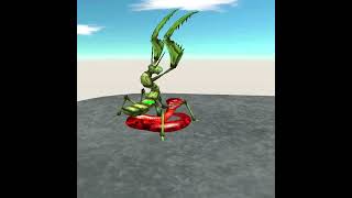 Giant Mantis Vs Snake  Animal Revolt Battle Simulator [upl. by Edin]