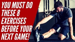 The 8 Baseball Warm Up Exercises That You MUST DO Before A Game [upl. by Ellerey]