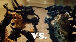 Bionicle Stop motion  Vezok Vs Reidak [upl. by Ettenej328]