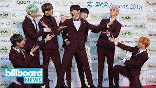 BTS Earns First Grammy Nomination for Best Recording Package  Billboard News [upl. by Yentrac]