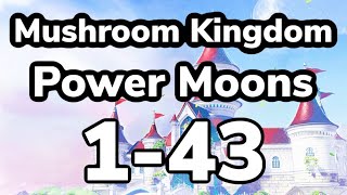 Super Mario Odyssey Mushroom Kingdom Power Moons 143 Guide [upl. by Duwe]