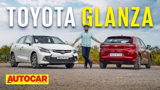 2022 Toyota Glanza review  Brother from another mother  First Drive  Autocar India [upl. by Atileda]